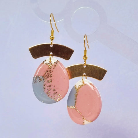 Olivia - Pink, Grey, White & Gold