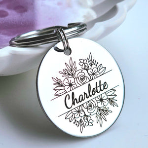 Flower Frame Keyring