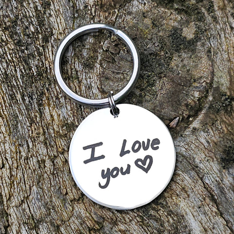 Forever Scripted Keyring - Round