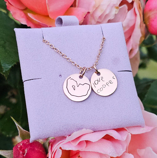 Mini Masterpiece Mini Disk Necklace
