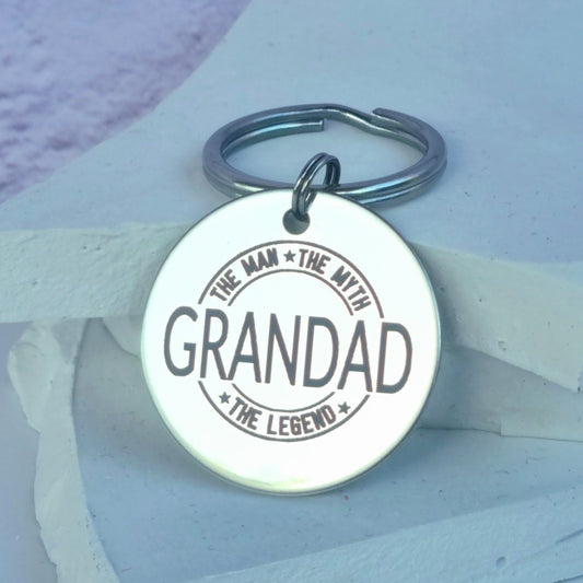 Man, Myth, Legend Keyring