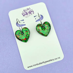 Heart Hoops - Christmas