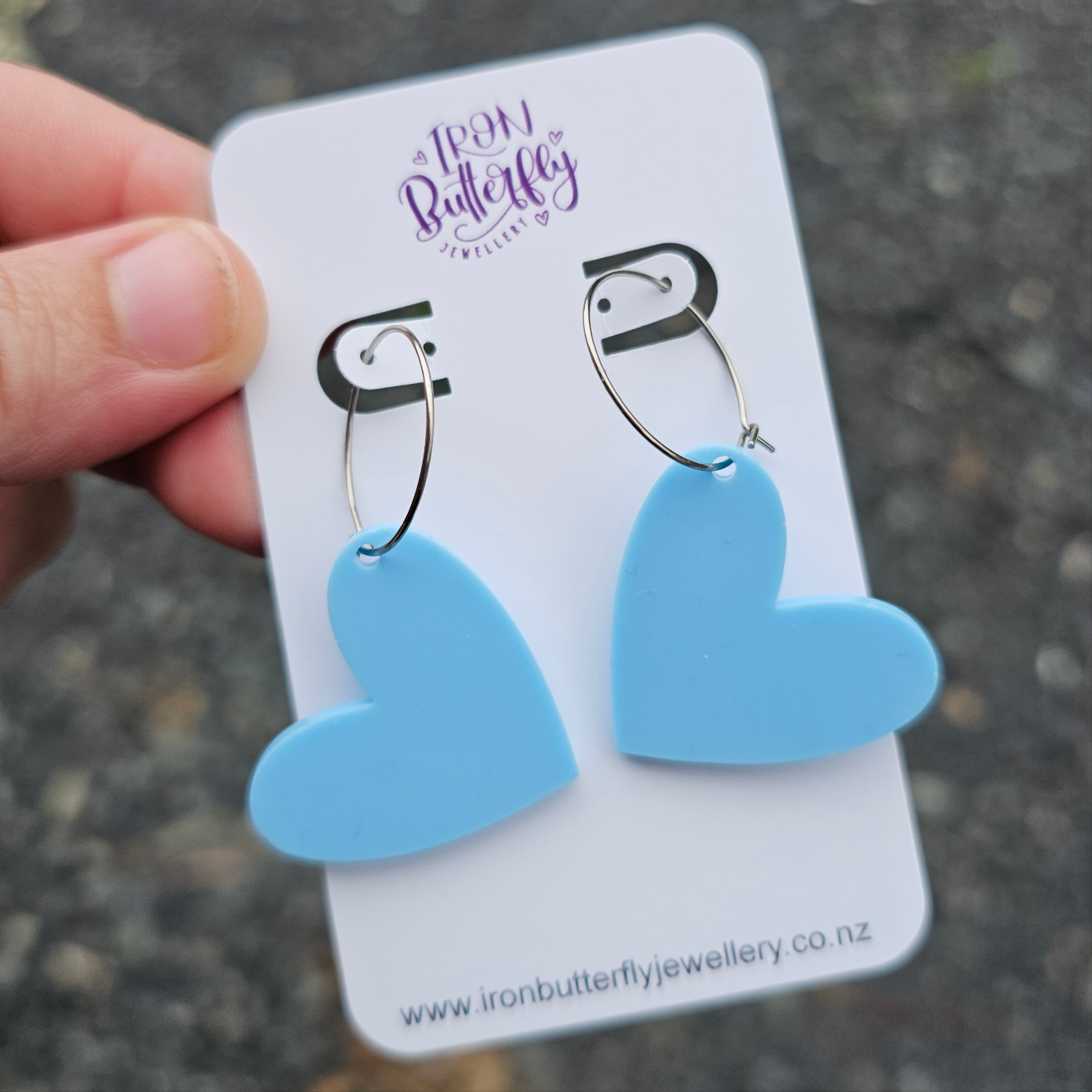 Ellie - Baby Blue Hoop