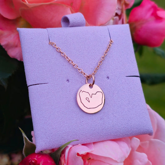 Mini Masterpiece Mini Disk Necklace