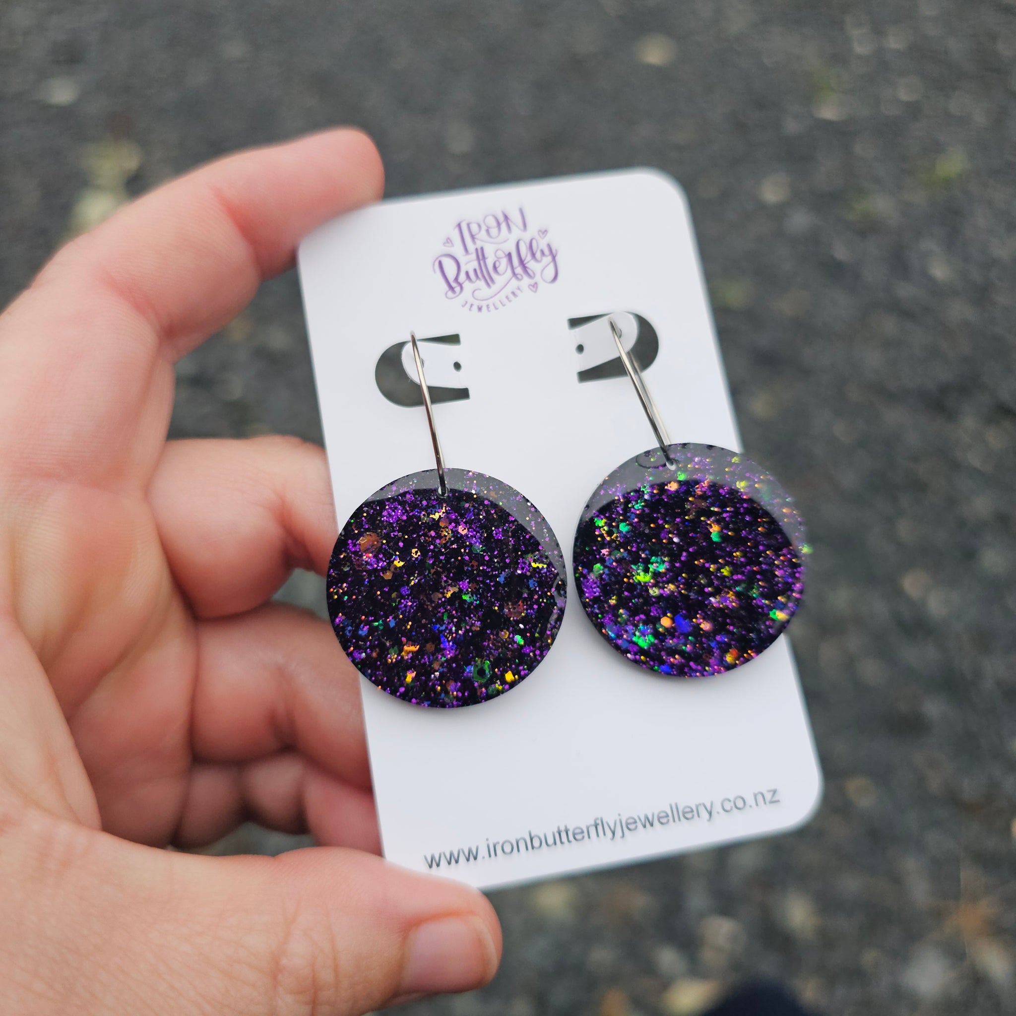 Round Hoop - Dark Purple