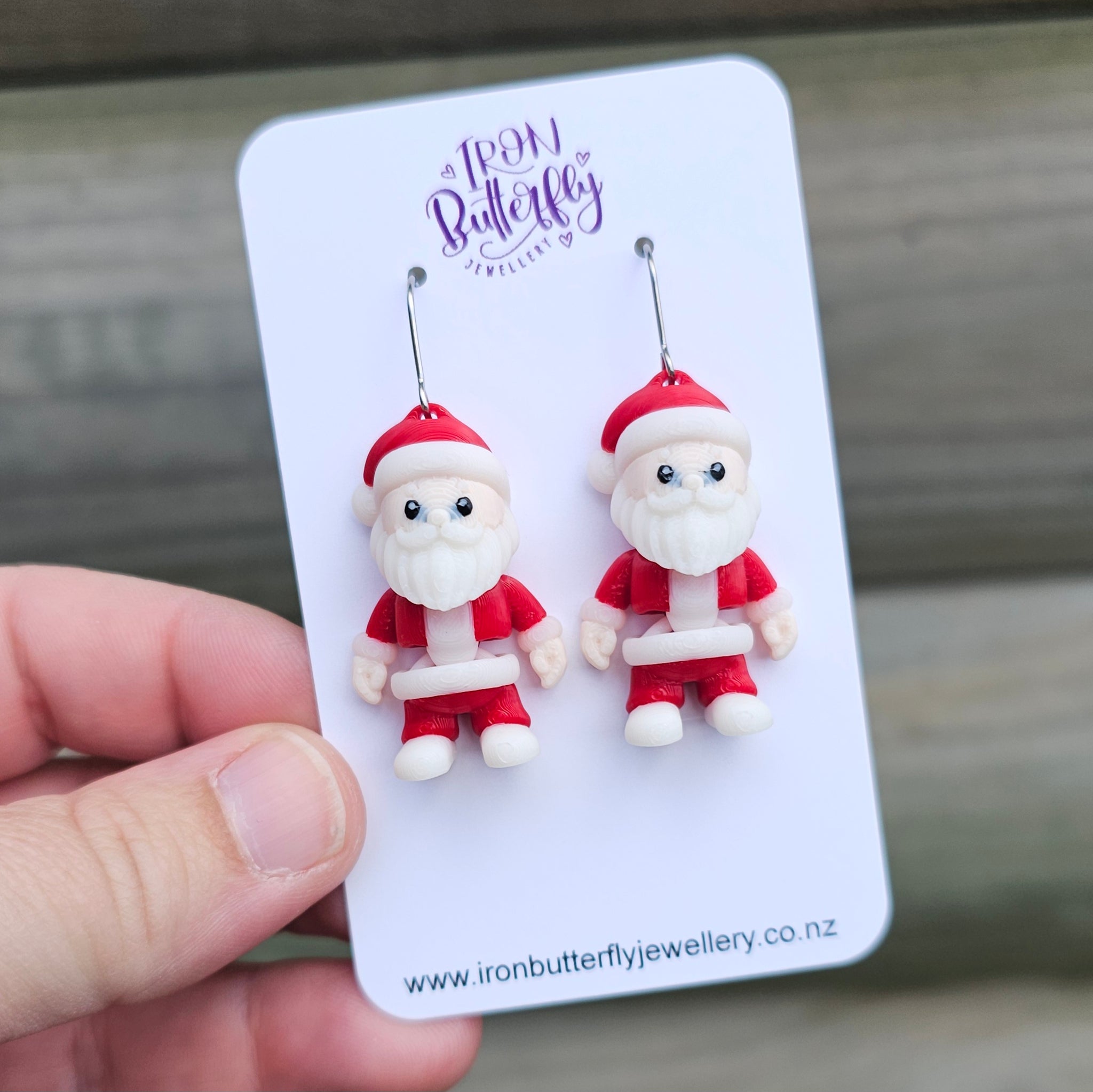 Santa Earrings
