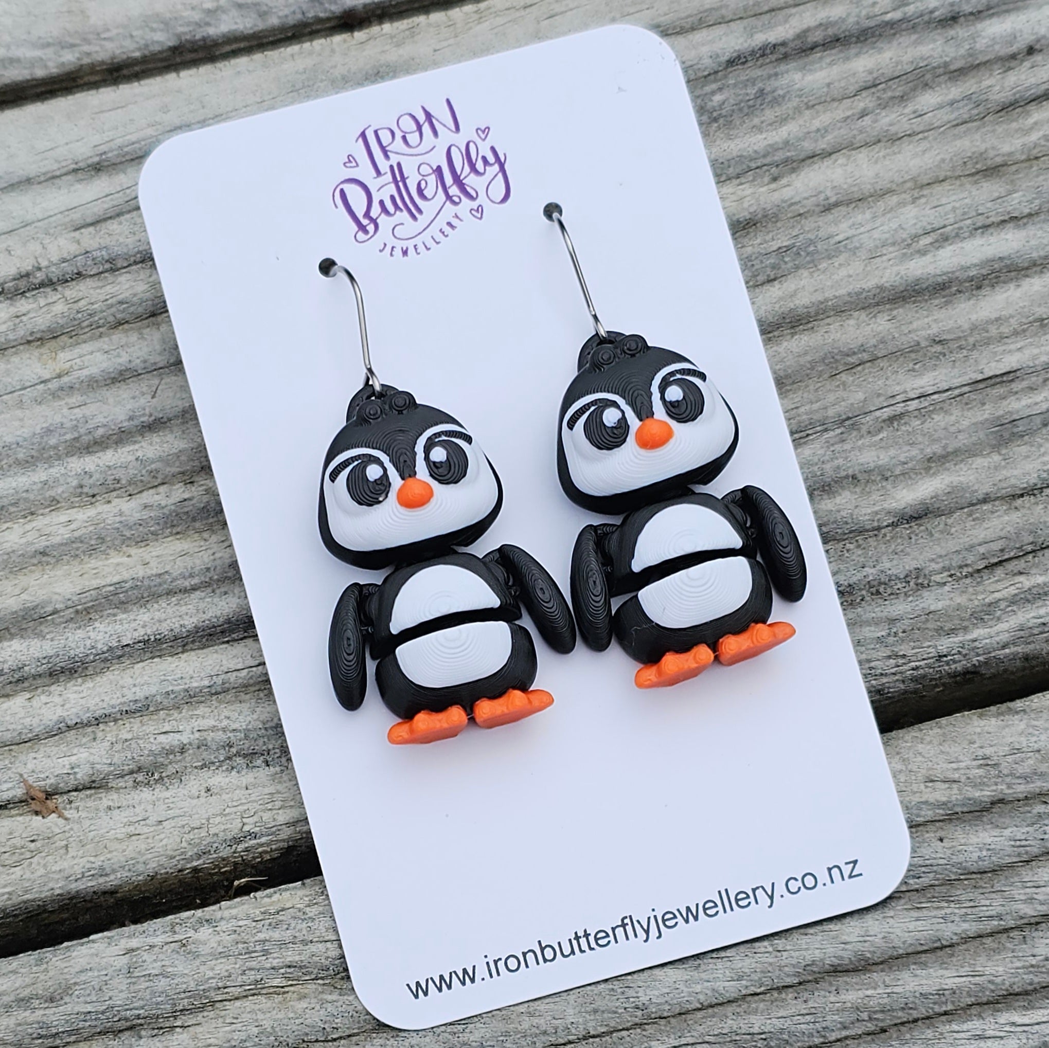 Animal Earrings - Penguin