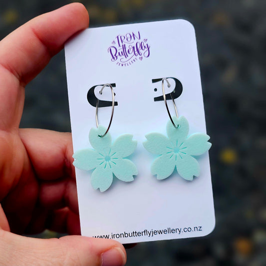 Sakura Hoops - Arctic Blue