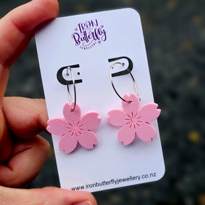 Sakura Hoops - Pastel Pink