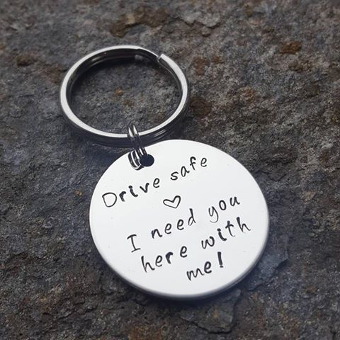 Drive Safe Keyring